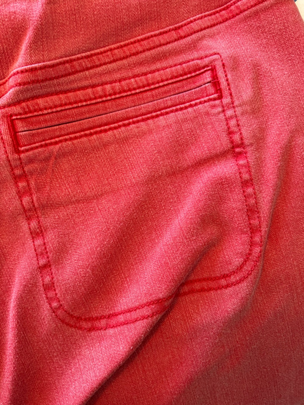 J. Jill Mid-Rise Welt-Pocket Wide-Leg Crops in Pomegranate 12 - Picture 6 of 9
